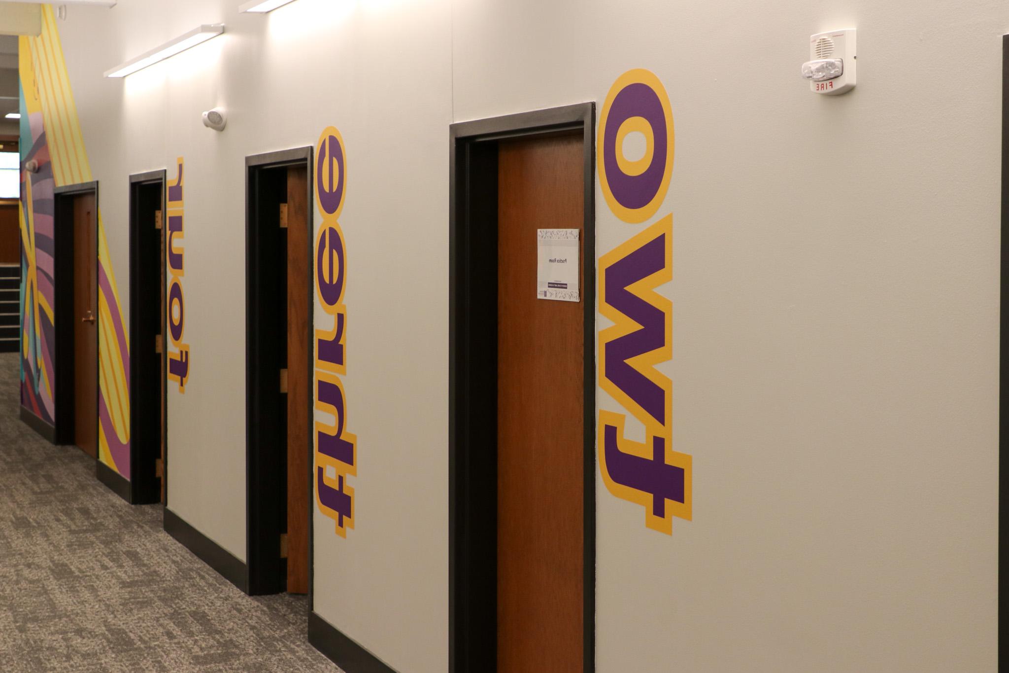 Signage in Applequist Family Music Center